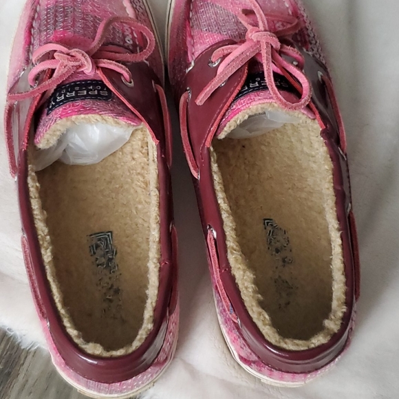 Sperry Top Sider Bahama Rose Sequin Cord Plaid - Picture 6 of 8